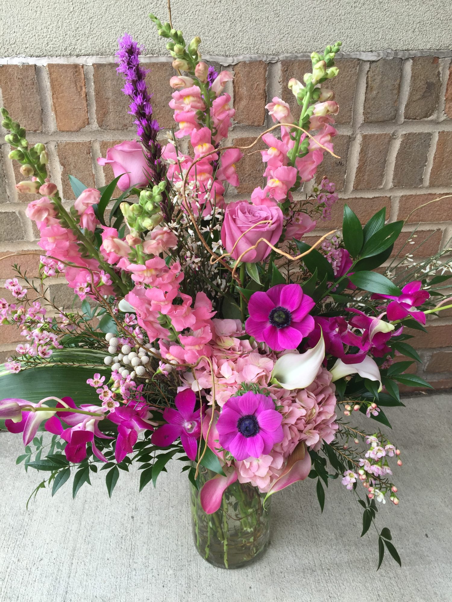 Tall Vase- Pinks Tall Vase- Pinks