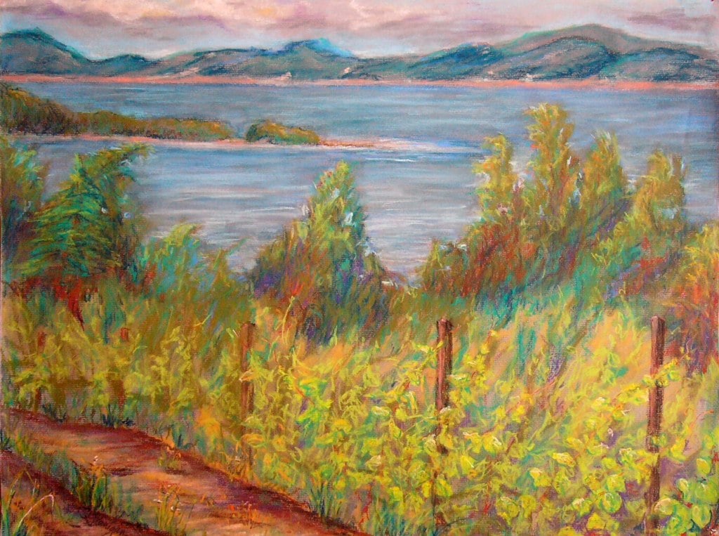 Grand Traverse- Pastel on paper 24×18 Grand Traverse- Pastel on paper 24x18