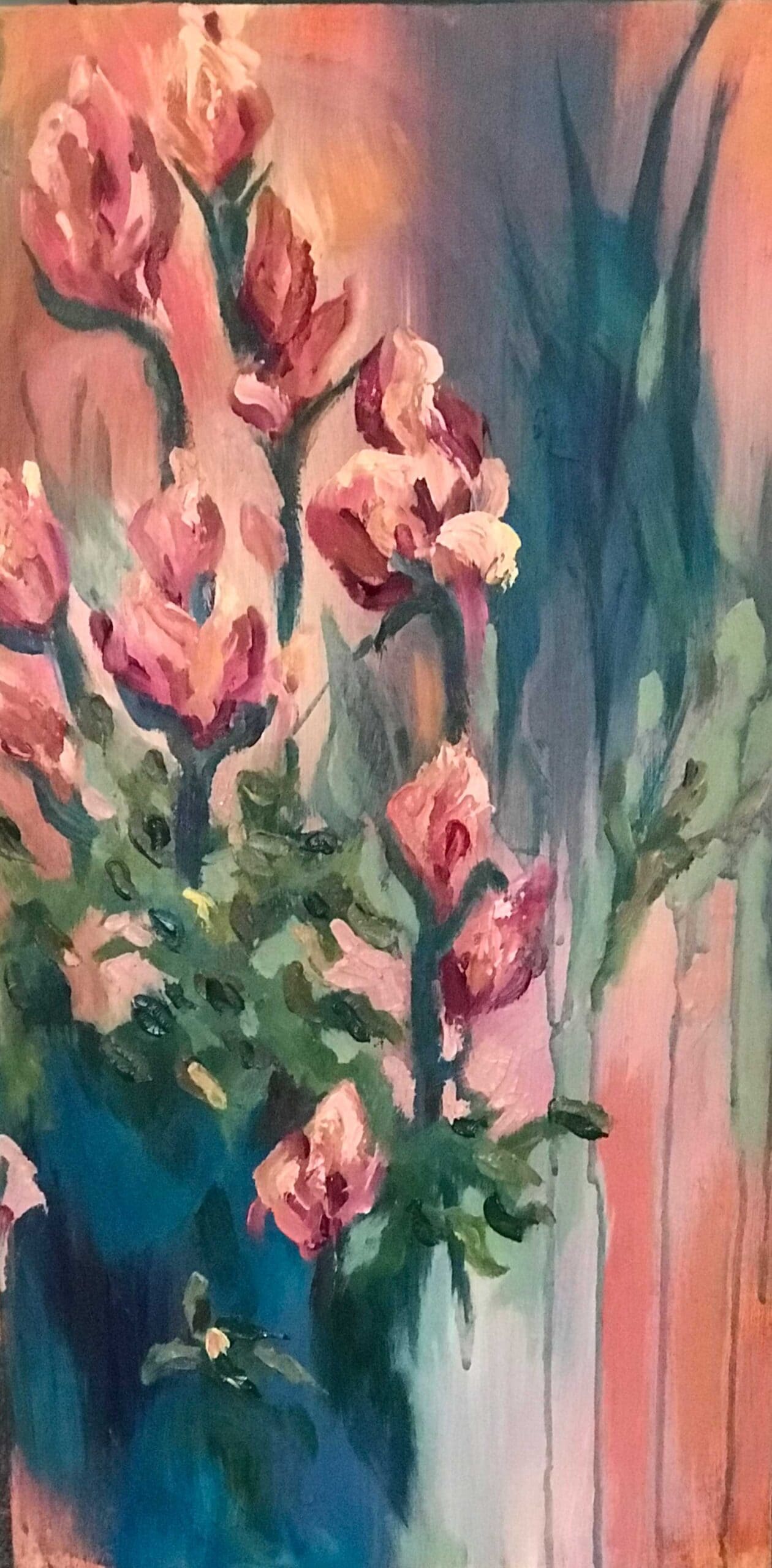 Painting Juxtaposition Juxtaposition 15x30 $400