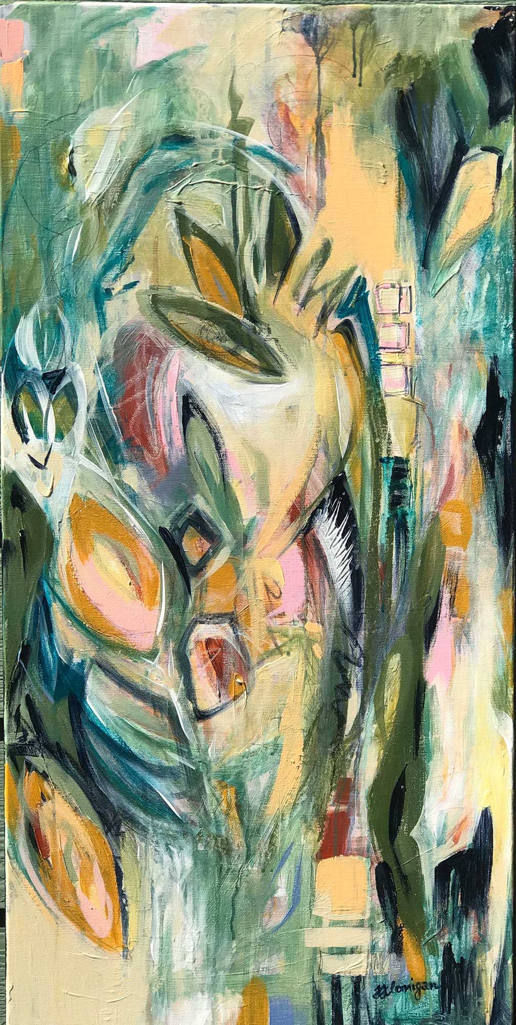 Organic Flow 18×36″ SOLD Organic Flow 18x36" SOLD